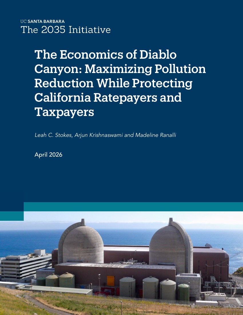 Report cover — The Economics of Diablo Canyon